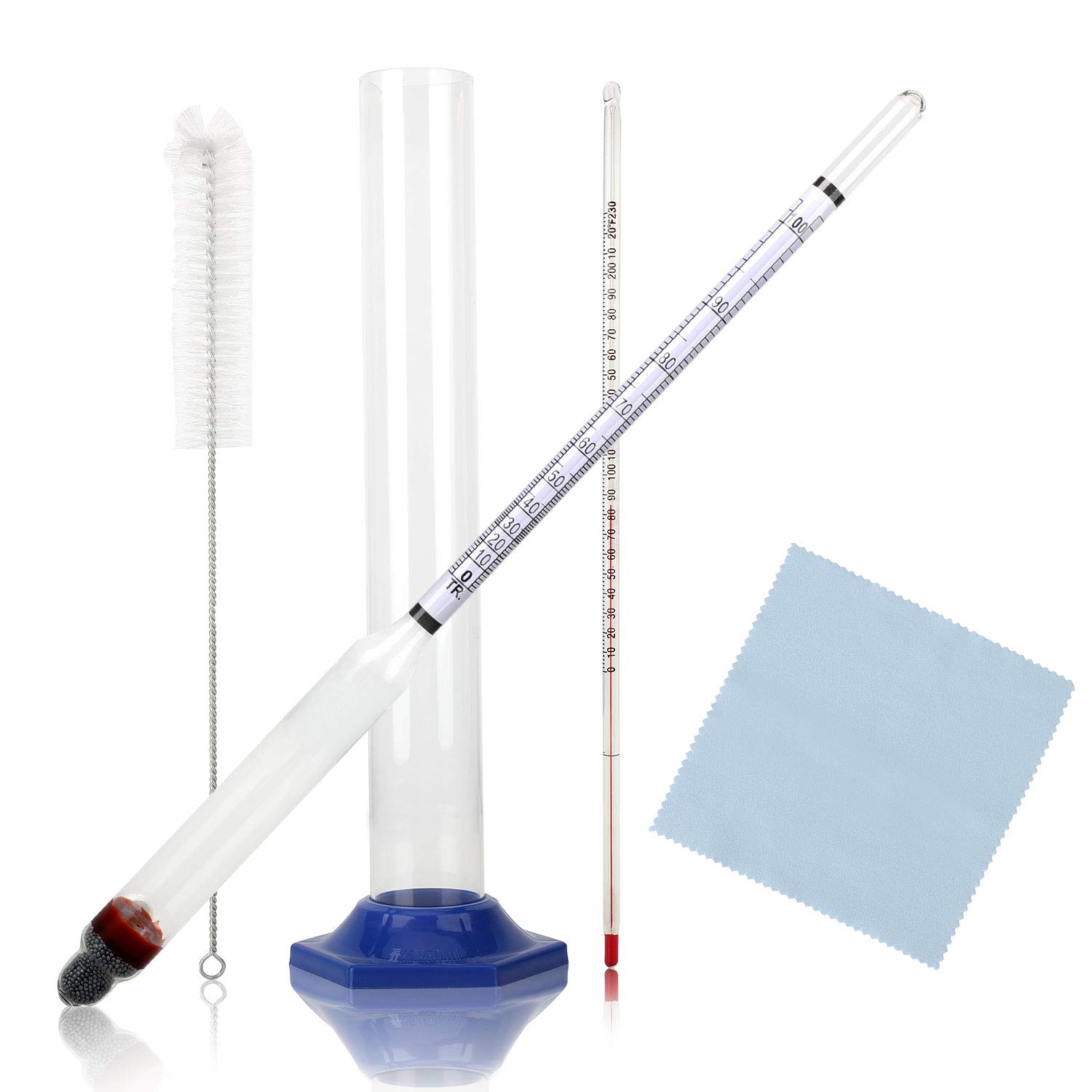 Buy MEOMOU Hydrometer Alcohol Meter 0200 Proof and Tralle Hydrometer