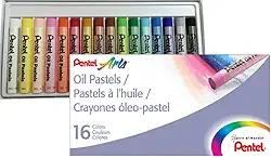 Pentel Giz Pastel Oleoso 16 Cores PHN-16