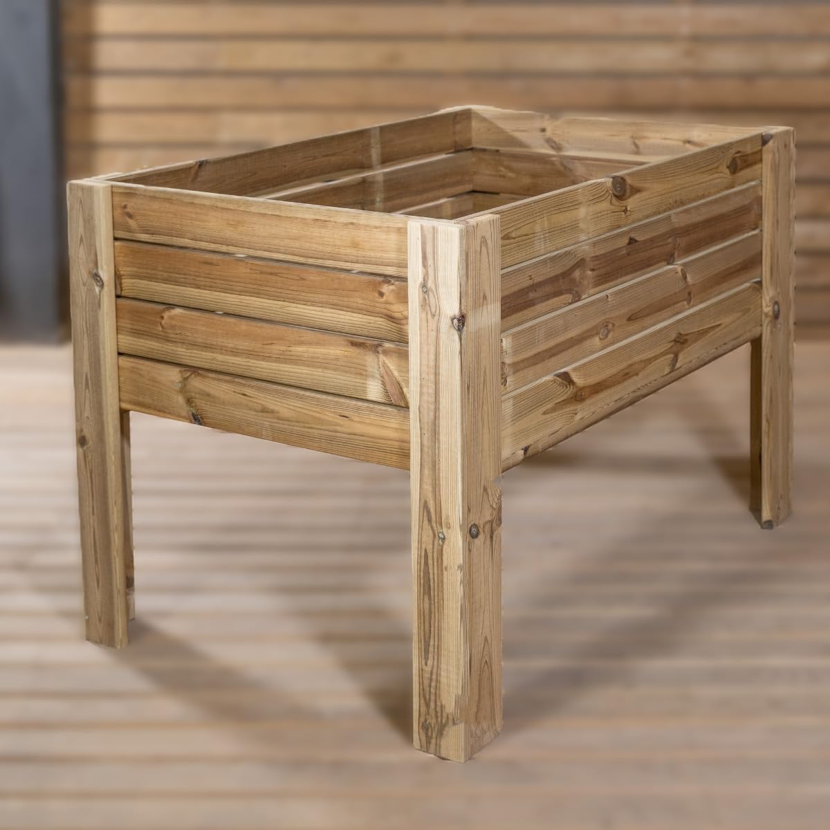 Tavolo da tavolo Coltivazione speciale verdure con profondità 40 cm. Rete geotessile inclusa. (120 x 80 x 80 cm)