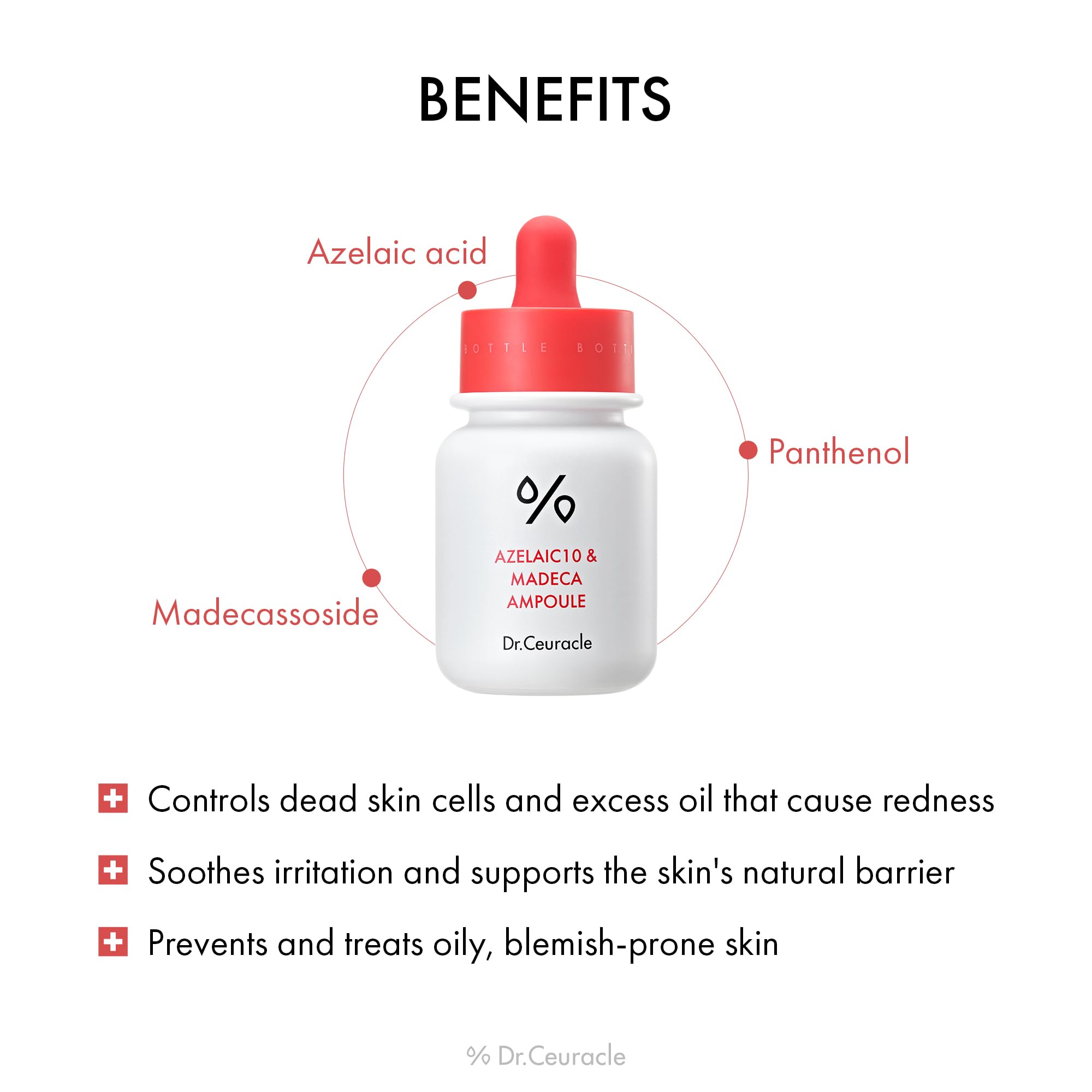 Amazon.com: Dr.Ceuracle Azelaic Acid 10 & Madecassoside Ampoule
