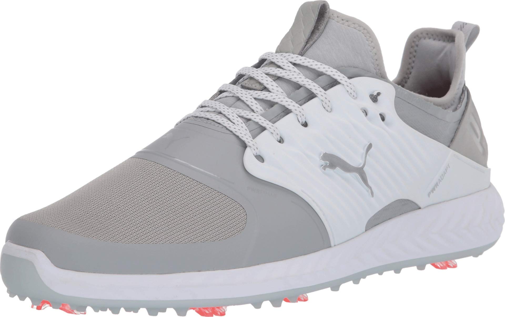 puma golf PUMA Men's Ignite Pwradapt Caged Golf Shoe, Gray Violet-puma Silver-peacoat, 8.5 X-Wide-picture-50