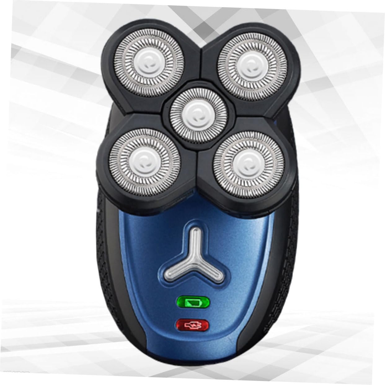 1 Set Rasoio Elettrico Ricaricabile Testine con Indicatore e Design per Lavaggio Diretto per Precisa