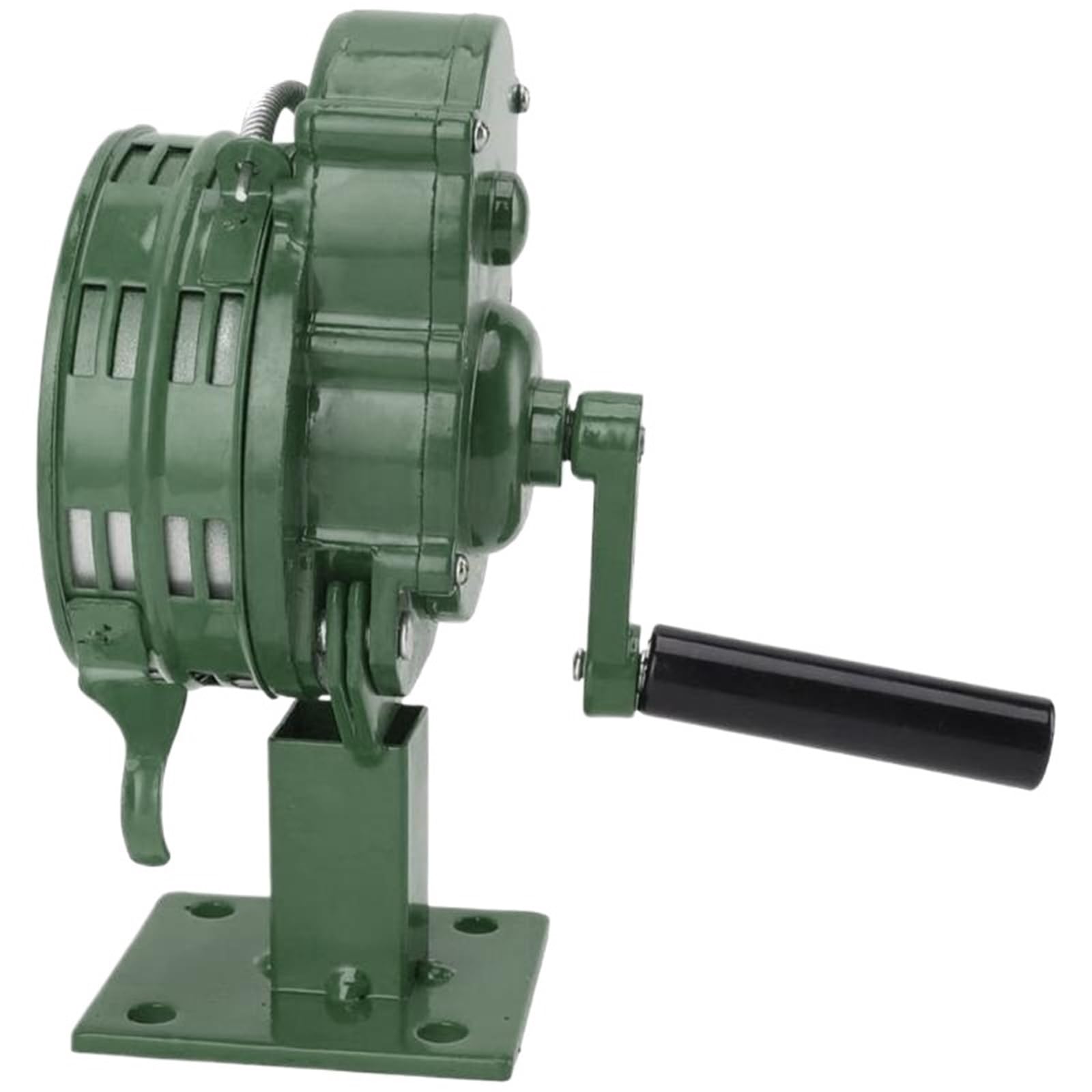 AMZBNEIDI Stainless Steel Hand Meat Grinder for Home Use, Hand Crank Siren 110dB Manual Emergency Alarm Multicolor(Green)
