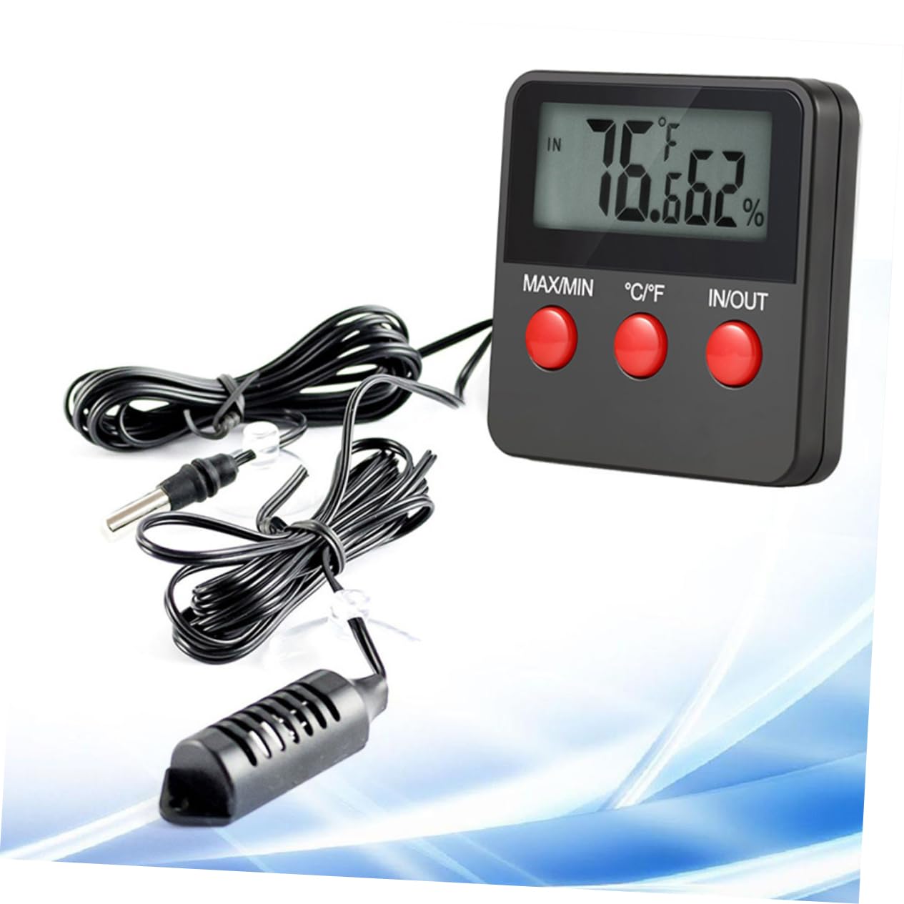 Artibetter 3 Pz misuratore di Temperatura Digitale igrometro termometro idrometri umidità termometri misuratore umidità misuratore di umidità Digitale misuratore di Temperatura e umidità