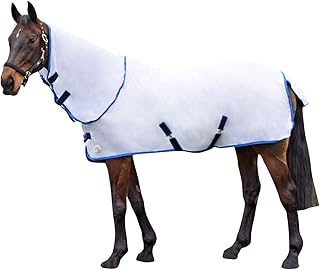 Hy Guard Signature Combo Fly Rug (5 ft) (White/Blue)