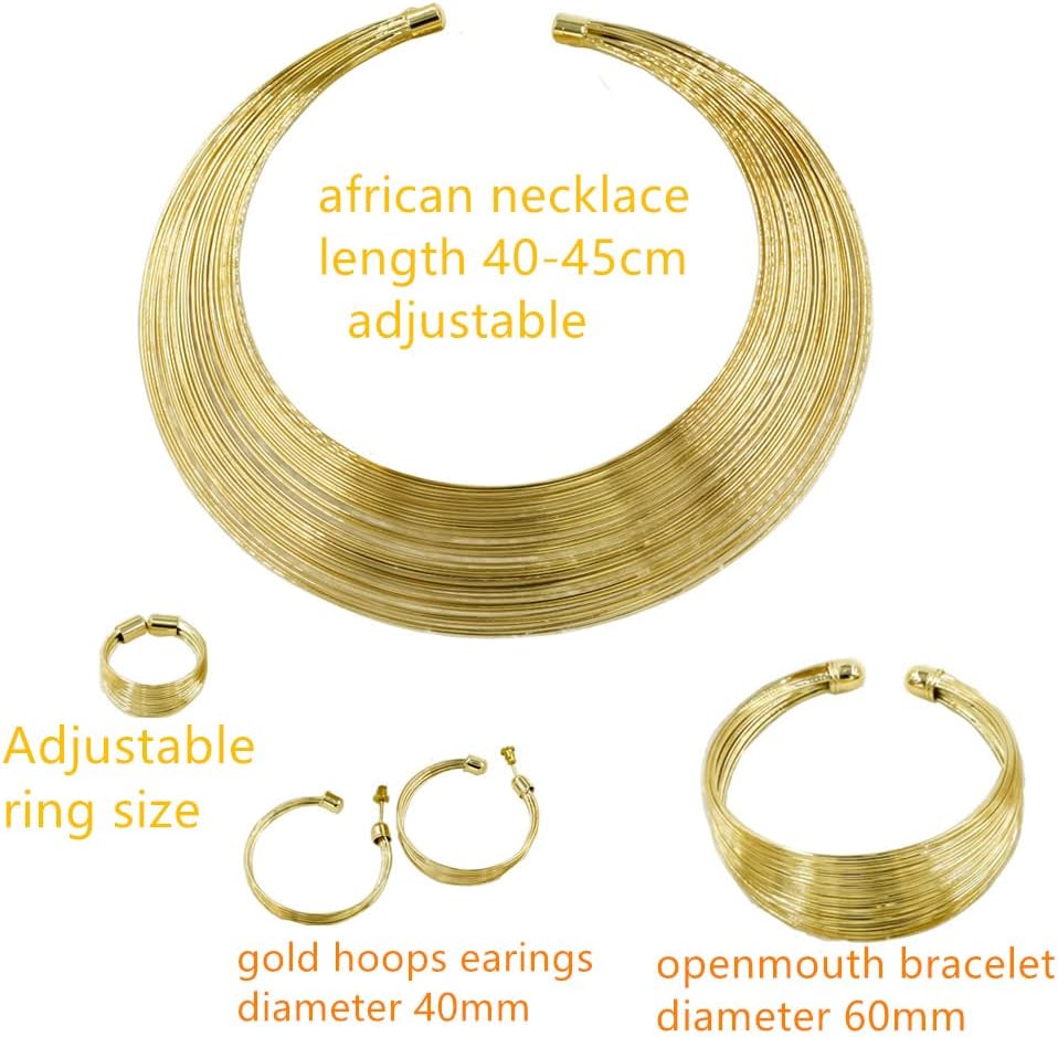 Fashion Crystal Jewelry Set Gold Plated Jewelry Weddings Dubai Gold Necklace Earrings Set Valentine's Day Gift - Image 6