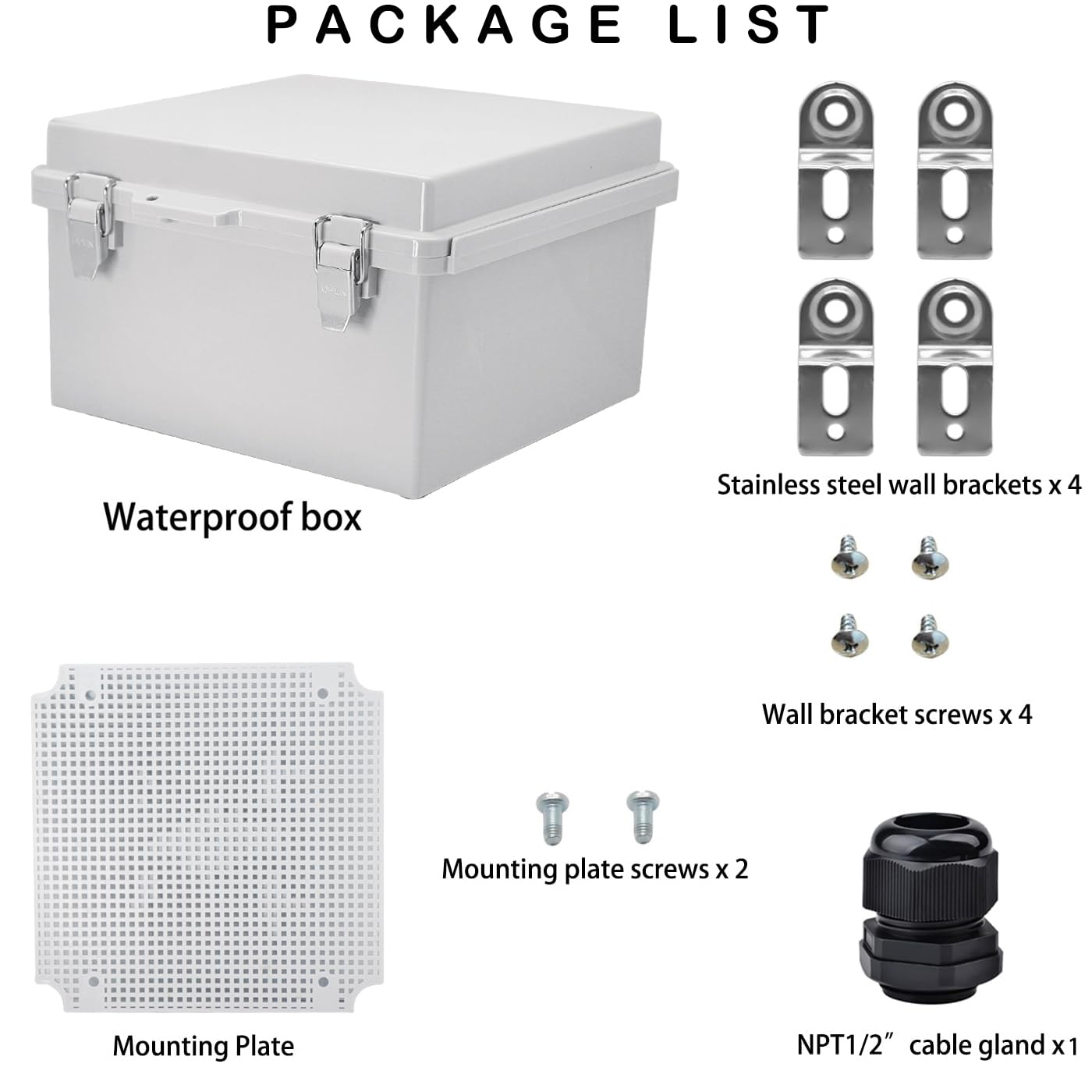Waterproof Electrical Box - IP67 Stainless Steel -5