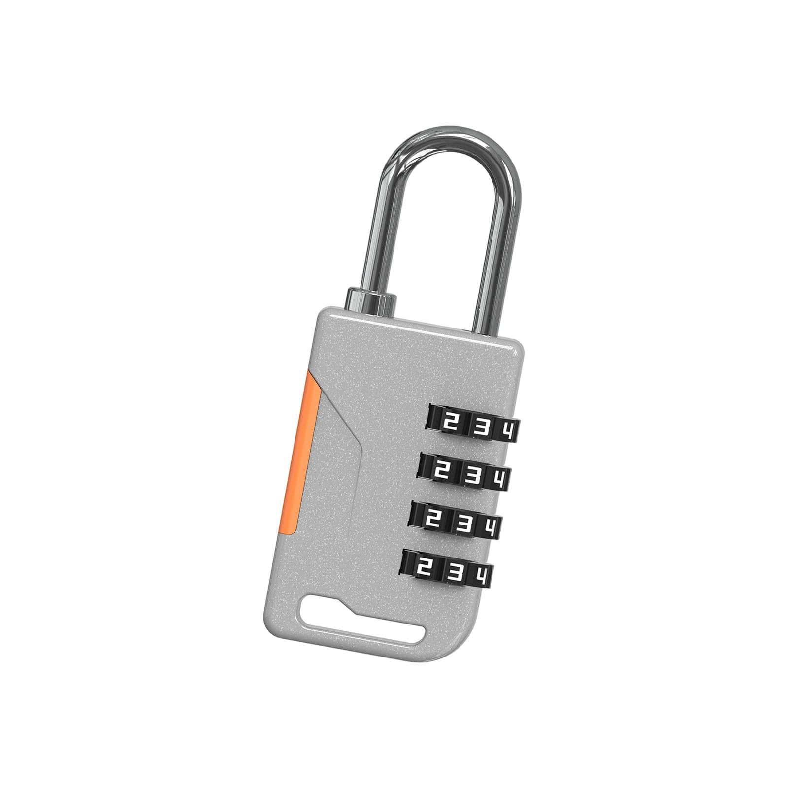 4 Digit Luggage Password Padlock Combination Keyless Unlocks AntiTheft Padlock for School Lockers, Gym Combination for