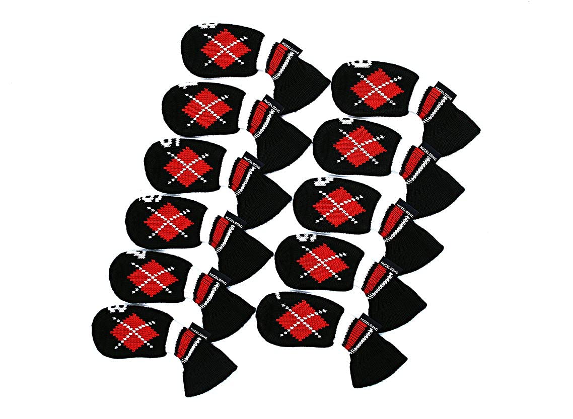 Amazon.co.jp: HUGELOONG ニットゴルフアイアンヘッドカバーセット 11