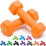 Portzon 10 Colors Options Compatible with Set of 2 Neoprene Dumbbell,1-16 LB, Anti-Slip, Anti-roll, Hex Shape