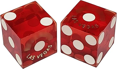 Miniatura 7 de Cyber-Deals Casino Grade - Juego de dados de 2 lados con bolsa de dados de 3 pulgadas + dados de casino originales
