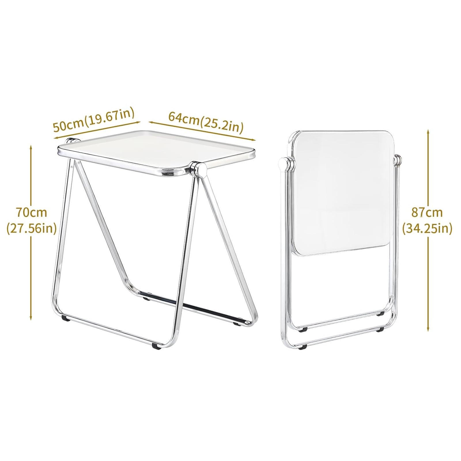 Silla plegable de metal, capacidad de carga de 150 kg, para uso en interiores y exteriores, ideal para comedor, sala de estar y entrada