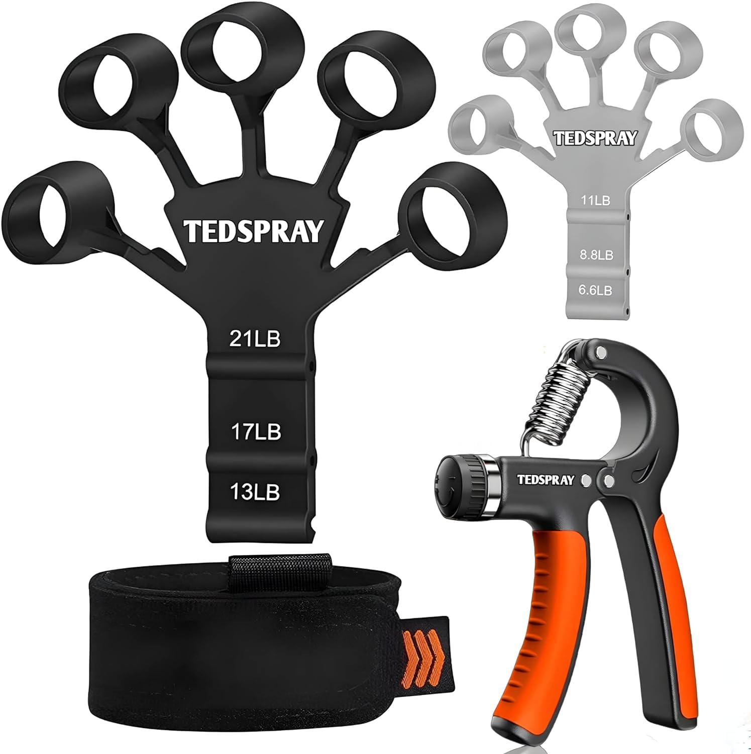 Soulvinee Hand Gripper and Finger Gripper Finger Exerciser Finger Extension Finger Strengthener for Gym Workout Hand Exercise Equipment for Forearm Exercise Finger Exercise for Men and Women (B0CPD1T9T4) Amazon Price History, Amazon Price Tracker