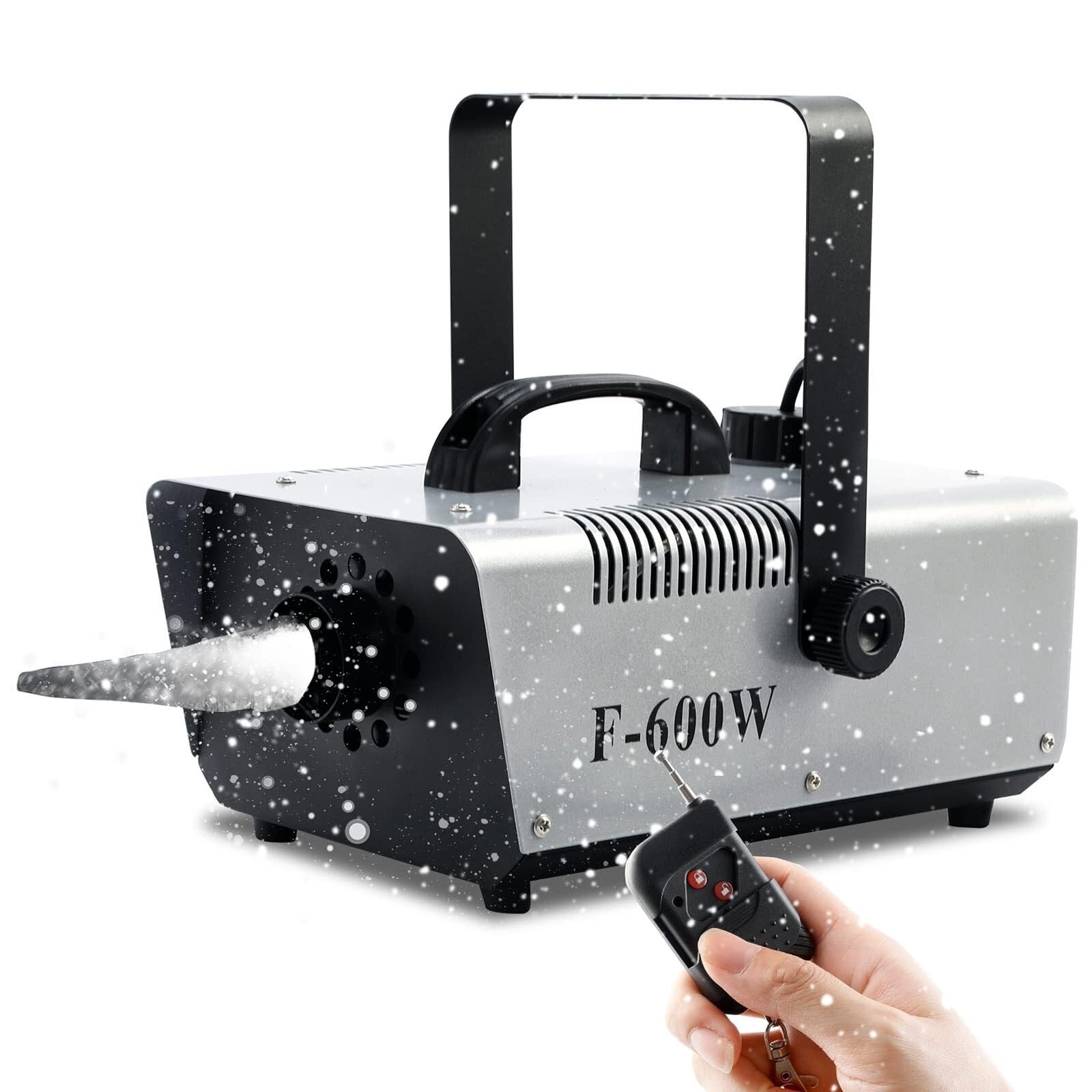 Snow Machine Snow Machine Snow Making Machine Suitable for Wedding Children's Party Stage Effect with Remote Control600W,