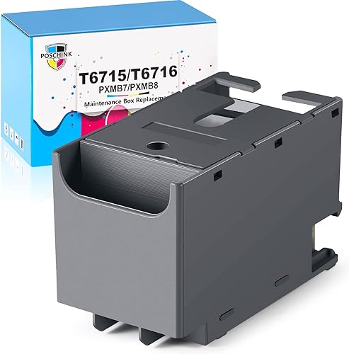 Caja de mantenimiento de tinta T6715 T6176 para Workforce Pro WF-4730 WF-4740 WF-4734 WF-4830 WF-4720 WF-4820 WF-3820 EC-4020 EC-4030 EC-4040