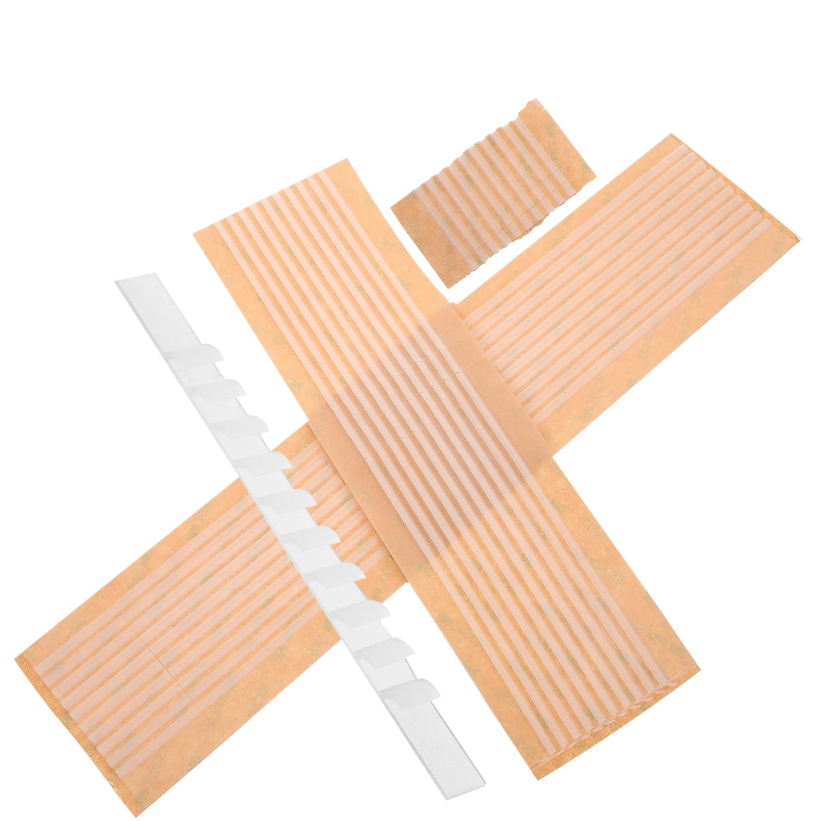 HEALLILY 100 pcs Clothing Hanger Grip Strips Non Skid Adhesive Hanger Strips for Home Store Use Compact Design Practical Slip
