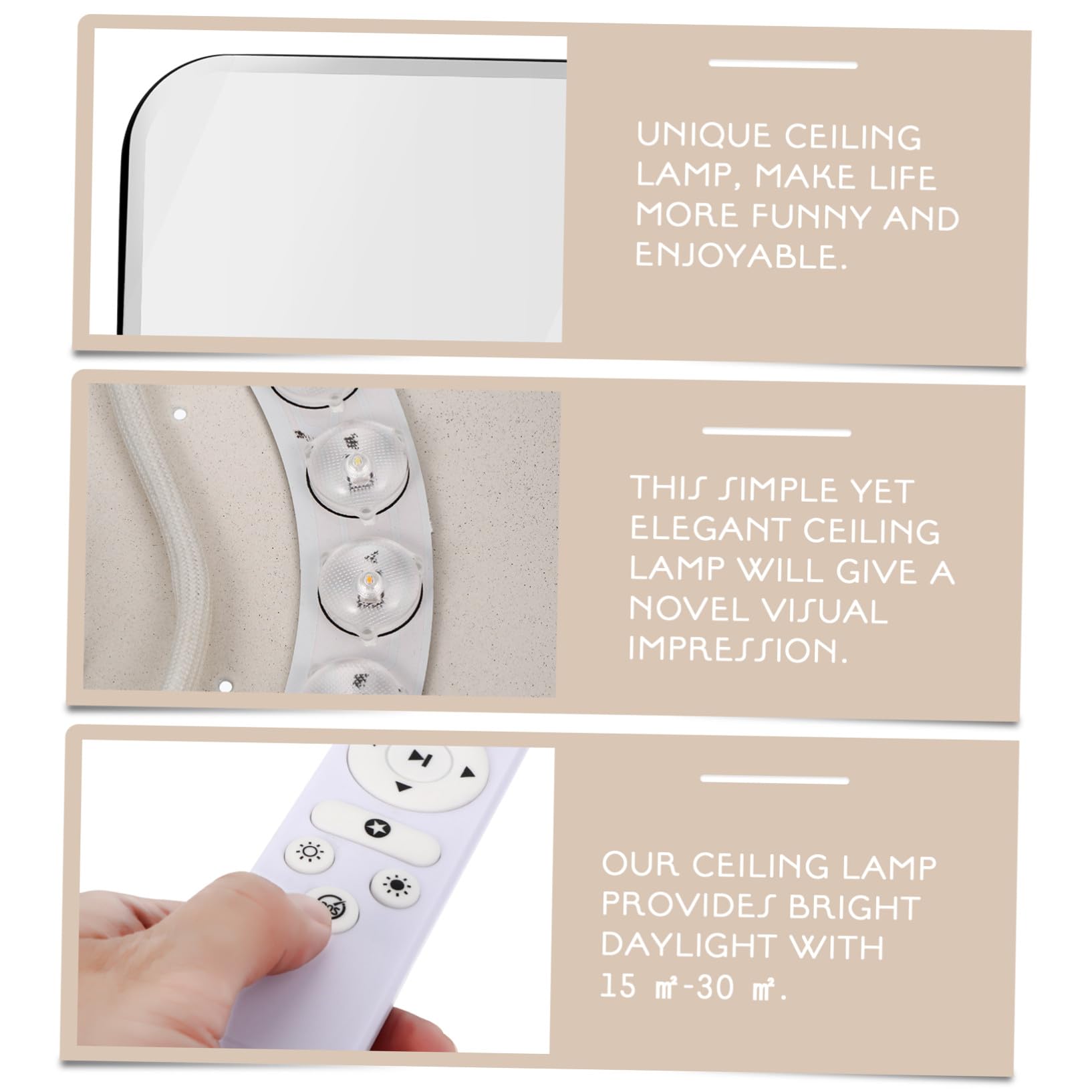 Gatuida Plafonnier Carré Led Ultrafin 30x30 Cm Avec Télécommande 18w X2 Et Décoratif Éclairage Intérieur Bureau Salon Chambre Moderne