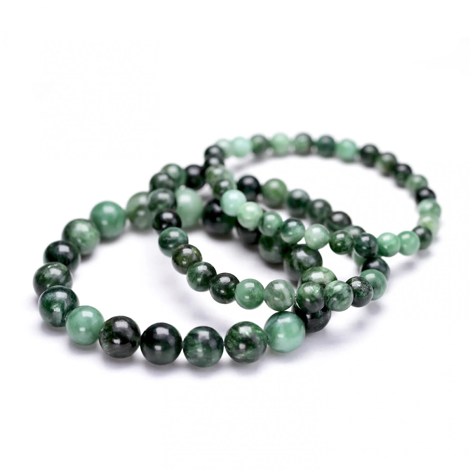 Bracciale in rilievo Coppia Bracciale Verde Perle di Cristallo Bracciale Uomini E Donne Braccialetto Gioielli