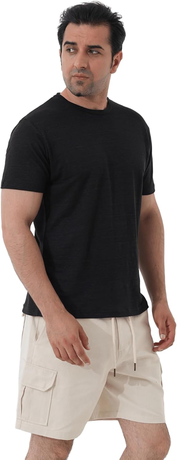 ] Hemp T-Shirt for Men, Organic Hemp Tee Shirts for Men, Mens Hemp T-Shirts - Image 3