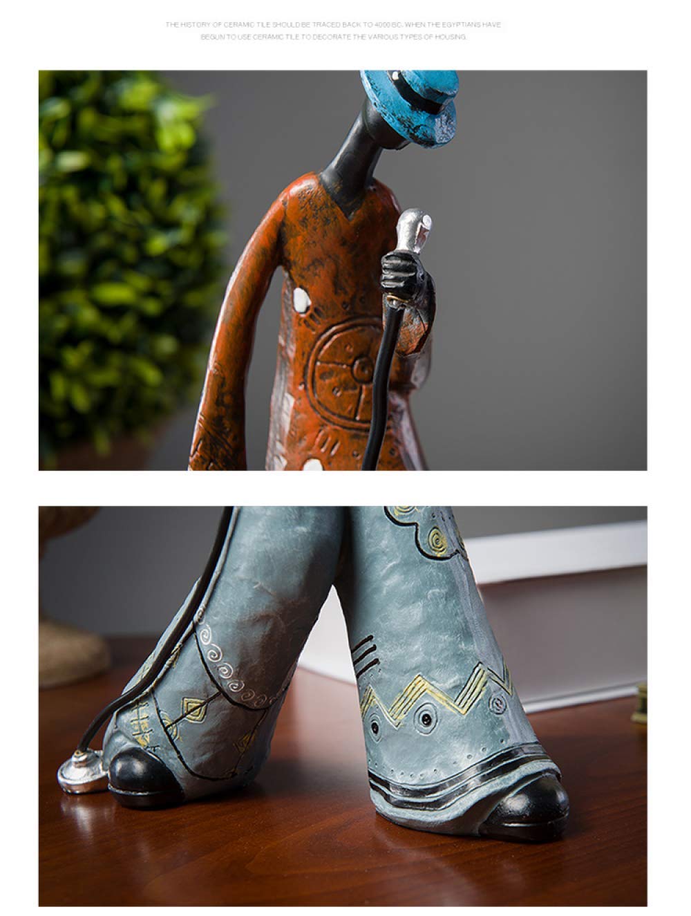 Busto Sculture Fatte A Mano, Rock Band Music Art Character Model, Figure Creative Scultura Ornamenti Art Music Rock Band Crafts Ornamenti per La Decorazione della Casa-A