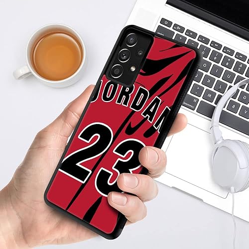 Miniatura 5 de Funda compatible con Samsung Galaxy A32 5G, regalo para fanáticos del baloncesto 0B02, diseño de patrón de lujo para hombres y niños, funda