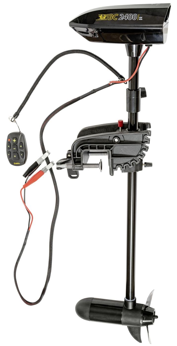 Black Cat Battle Cat Elektro Aussenbordmotor - E-Motor für Bellyboote, Elektromotor für Belly Boat