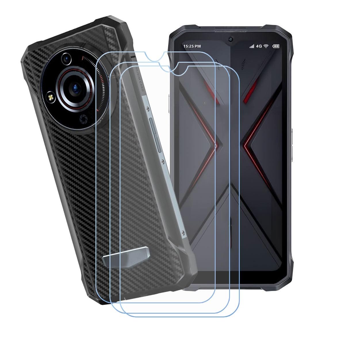 (3-Pack for Balmuda Phone Tempered Glass Screen Protector, Anti Scratch 9H Hardness Protective Film HD Clear Anti-fingerprint Bubble Free Screen Protector for Balmuda Phone