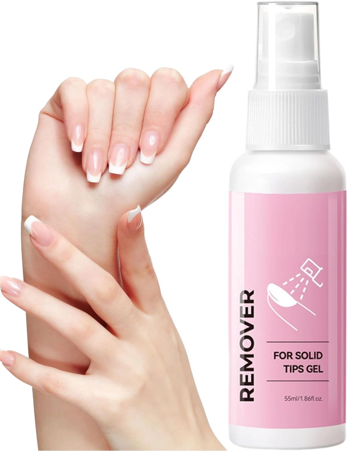 Nail Remover – 55ml | Press On Nail Removers | Nails Glue Remover Spray | Professional Care Solution For Acrylic, Gel, Or Press-On Nails, Salon Or Home Use, Safe Application, Quick Removal, And DIY Ma