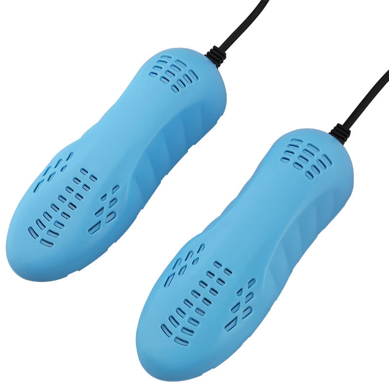 Secador de zapatos, secador eléctrico de zapatos, botas de esquí y calentador de botas para secar zapatos sudorosos, zapatillas de deporte, desodorante de olor, deshumidificar (azul)