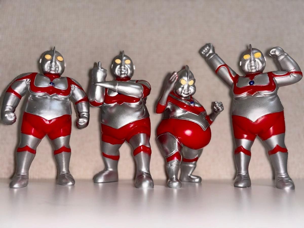 帰ってくれ！デブトラマン(ファットラマン)フィギュア 4体セット（バラ売り可） Amazon.co.jp: 帰ってくれ デブトラマン 4体セット ファットラマン