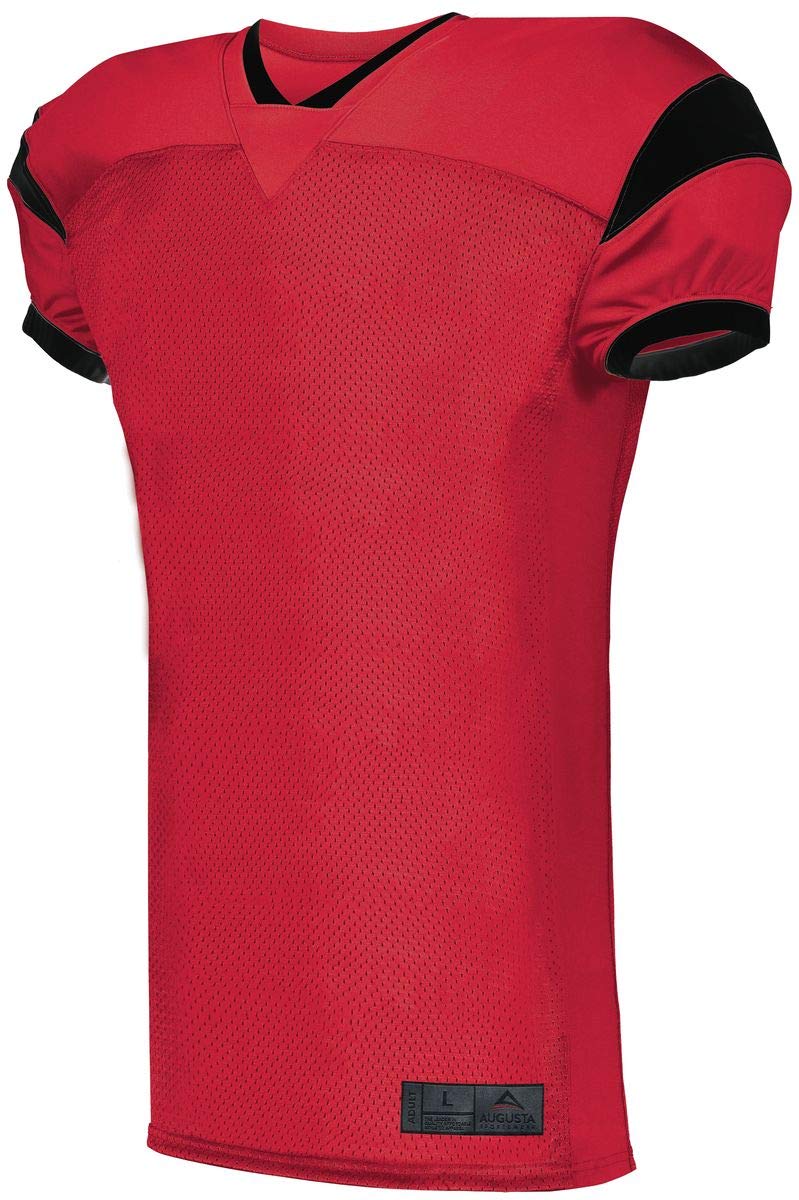 Augusta Sportswear Boys Slant Football Jersey S Red/Black