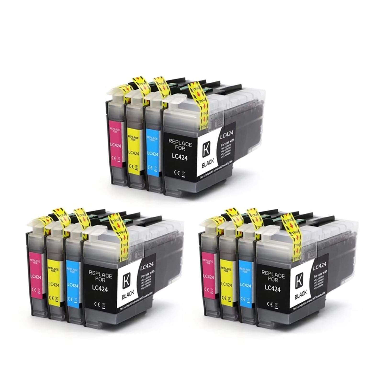 Cartucce d'inchiostro LC424 compatibili for Brother DCP-J1200DW J1200W