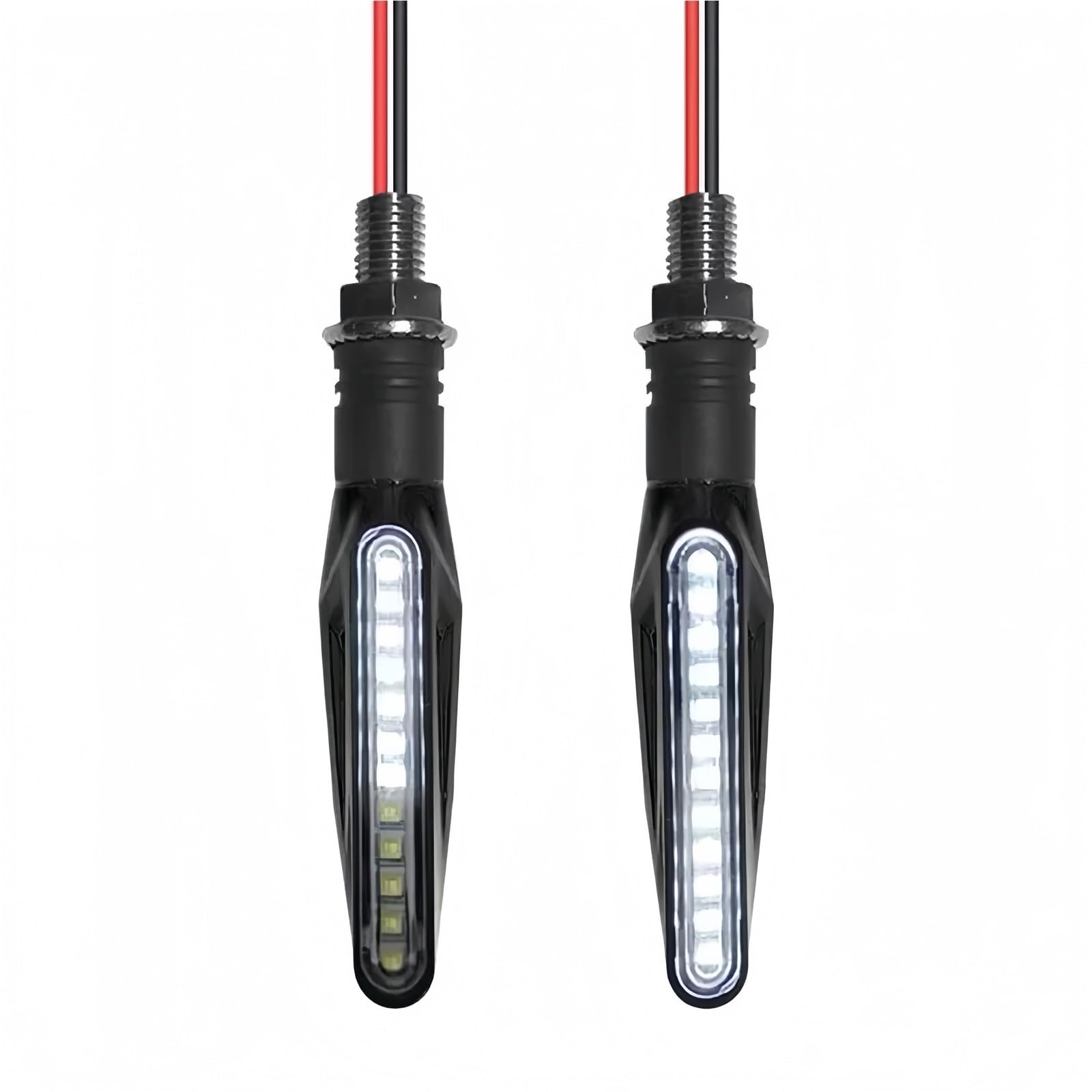 Clignotant pour moto étanche 12V, 2 pièces, feu de signalisation