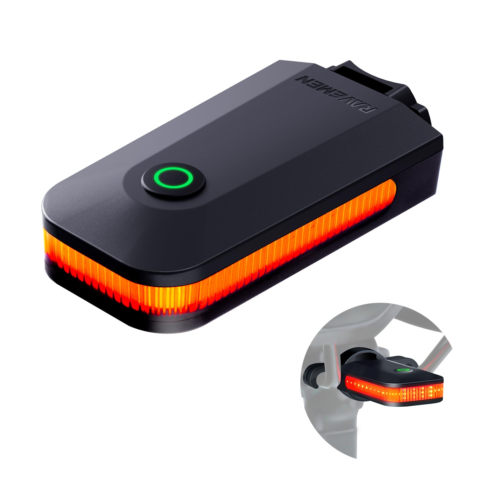 RAVEMEN TR30 Bike Rear Light Bicycle LED Tail Light Brake Sensor Auto On-Off USB
