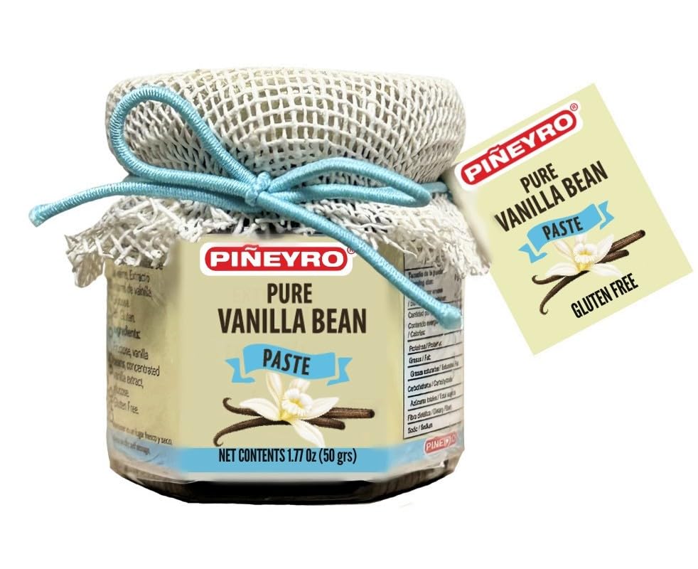 Artisanal Pure Mexican Vanilla Bean Paste for Baking and Cooking with visible vanilla specks | Ideal for Baking, Cooking & Desserts | Perfect Mother’s Day Gift for Bakers |100% Vegan & Kosher | Non-GMO & Gluten-Free | 1.77oz.