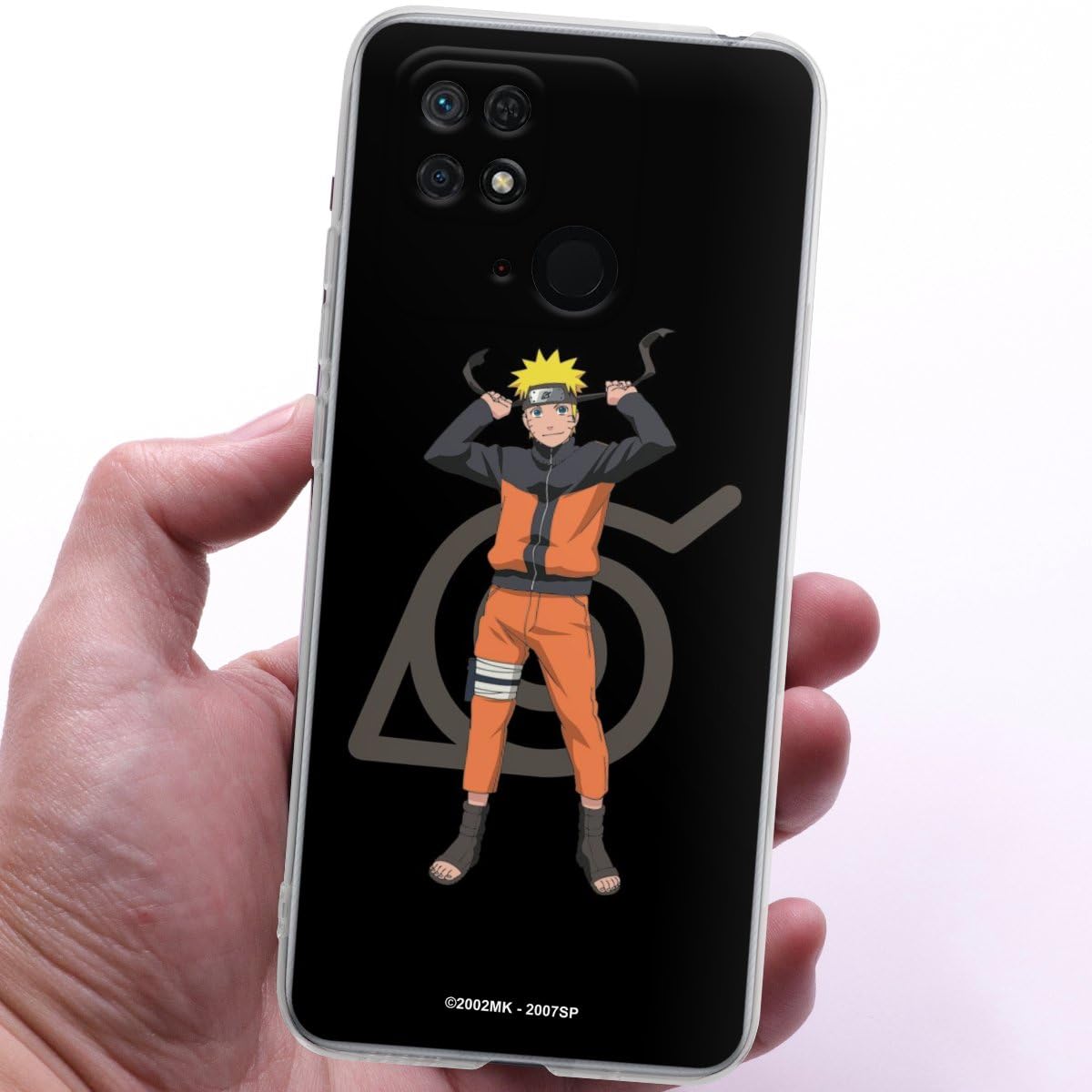 Custodia sottilissima compatibile con Huawei P Smart (2020) Custodia per cellulare di silicone trasparente Cover semplice Prodotto ufficiale su licenza Naruto Shippuden Anime
