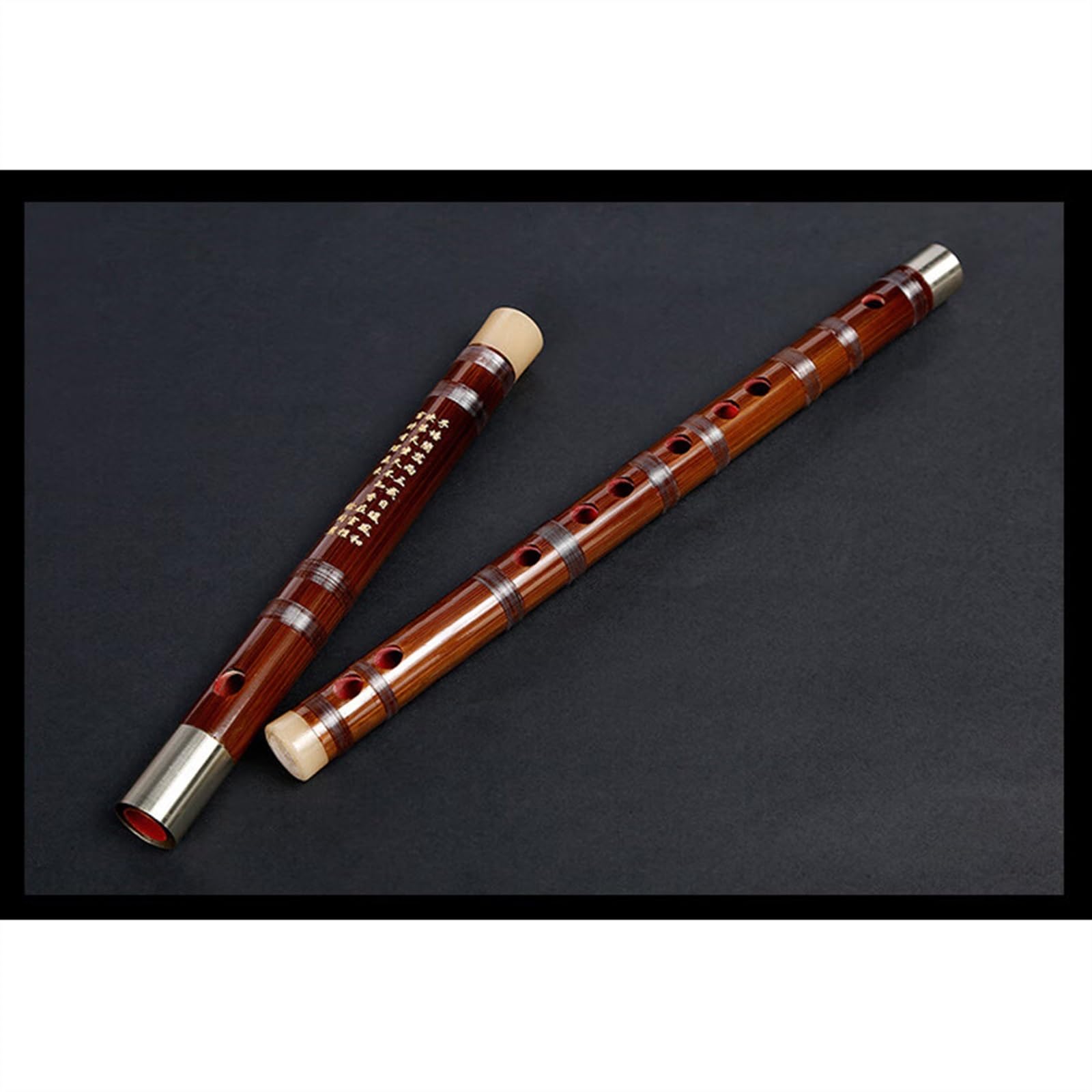 strumento flauto di bambù Flauto Traverso Dizi F-key Flauto Di Bambù A Livello Di Prestazione Strumento Per Suonare Il Flauto A Due Sezioni A Doppia Uscita