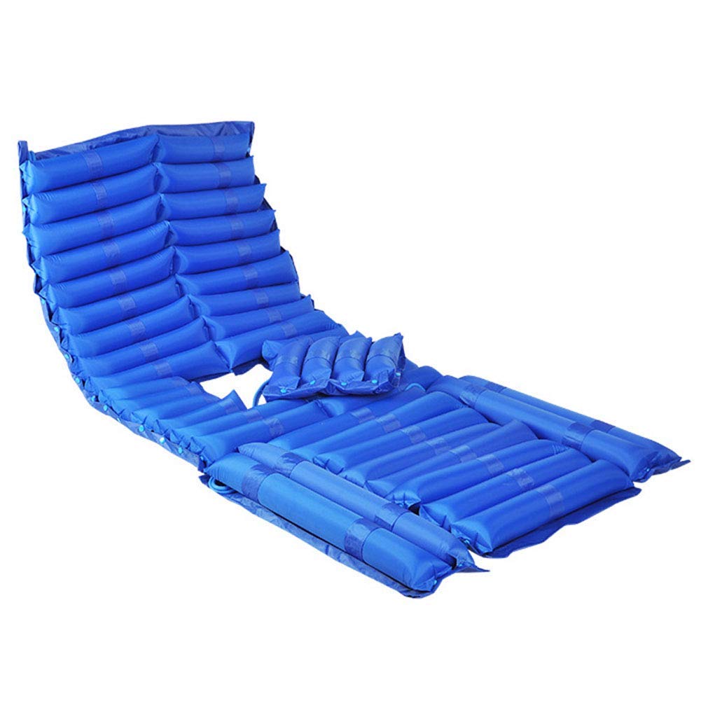 Colchón Inflable antiescaras, Airbag Desmontable, Impermeable, Transpirable, con Orificio, cojín para Dolor de Cama para Ancianos postrados en Cama