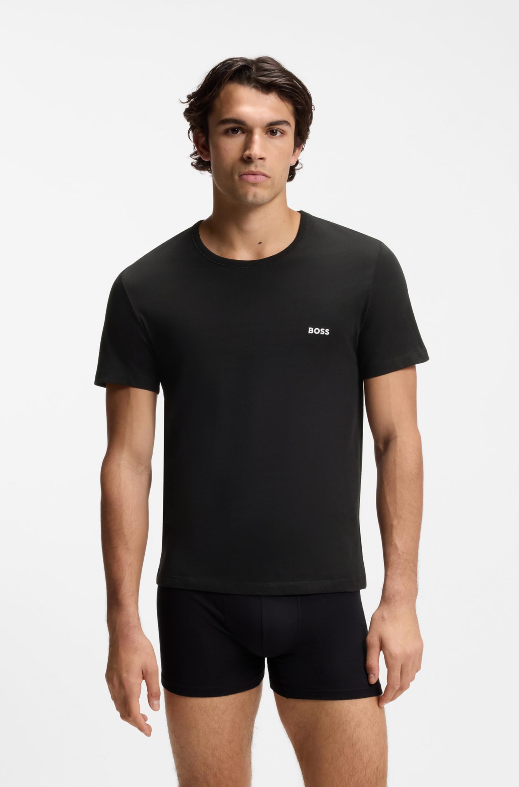 Boss Hugo Hombre Mix & Match Camiseta Loungewear C-Neck Camiseta