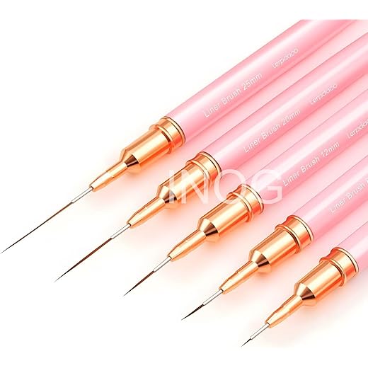 INOG Nail Art Liner Brush Set 25mm