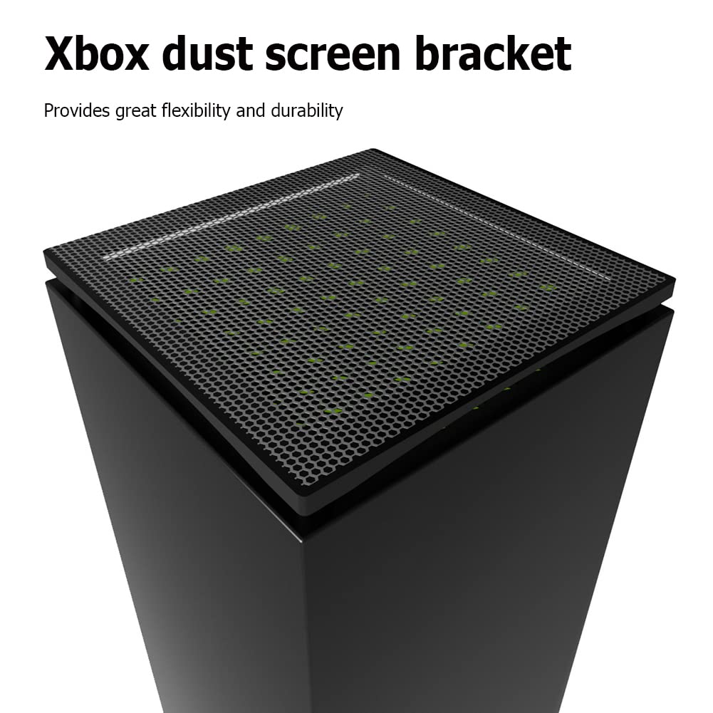 Support de protection anti-poussière pour Xbox Series X - Support de filtre multifonction - Pour console de jeu - En PVC