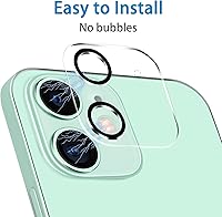 Vista 137 de 3 Pack Tempered Glass Camera Lens Protector for iPhone 12 6.1", Ultra HD, 9H Hardness, Anti-Scratch, Case Friendly, Easy to Install