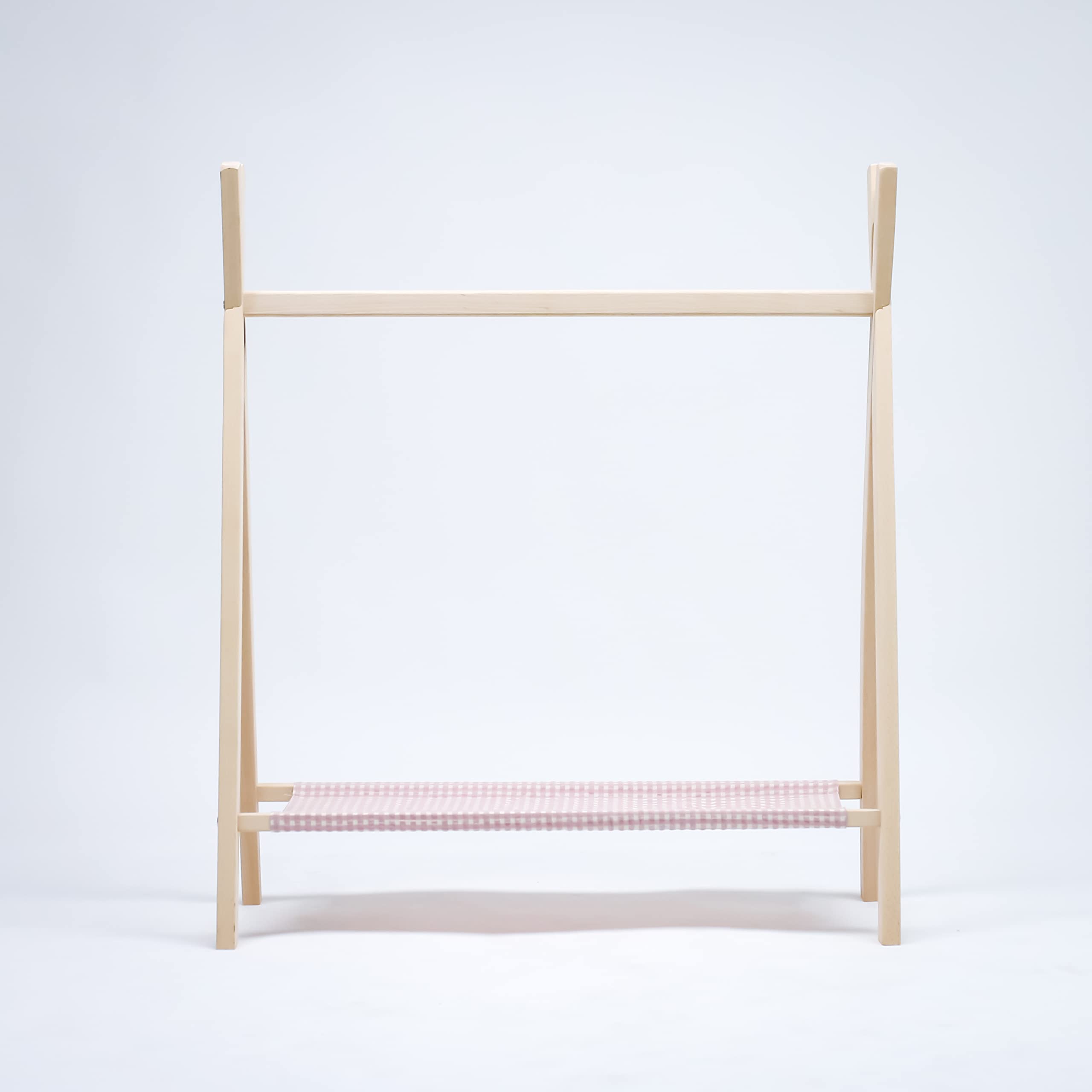 the good wood by PLASTIMYR - Perchero Infantil - Burro Ropa Infantil - Perchero de Madera - 91 x 35 x 104 cm