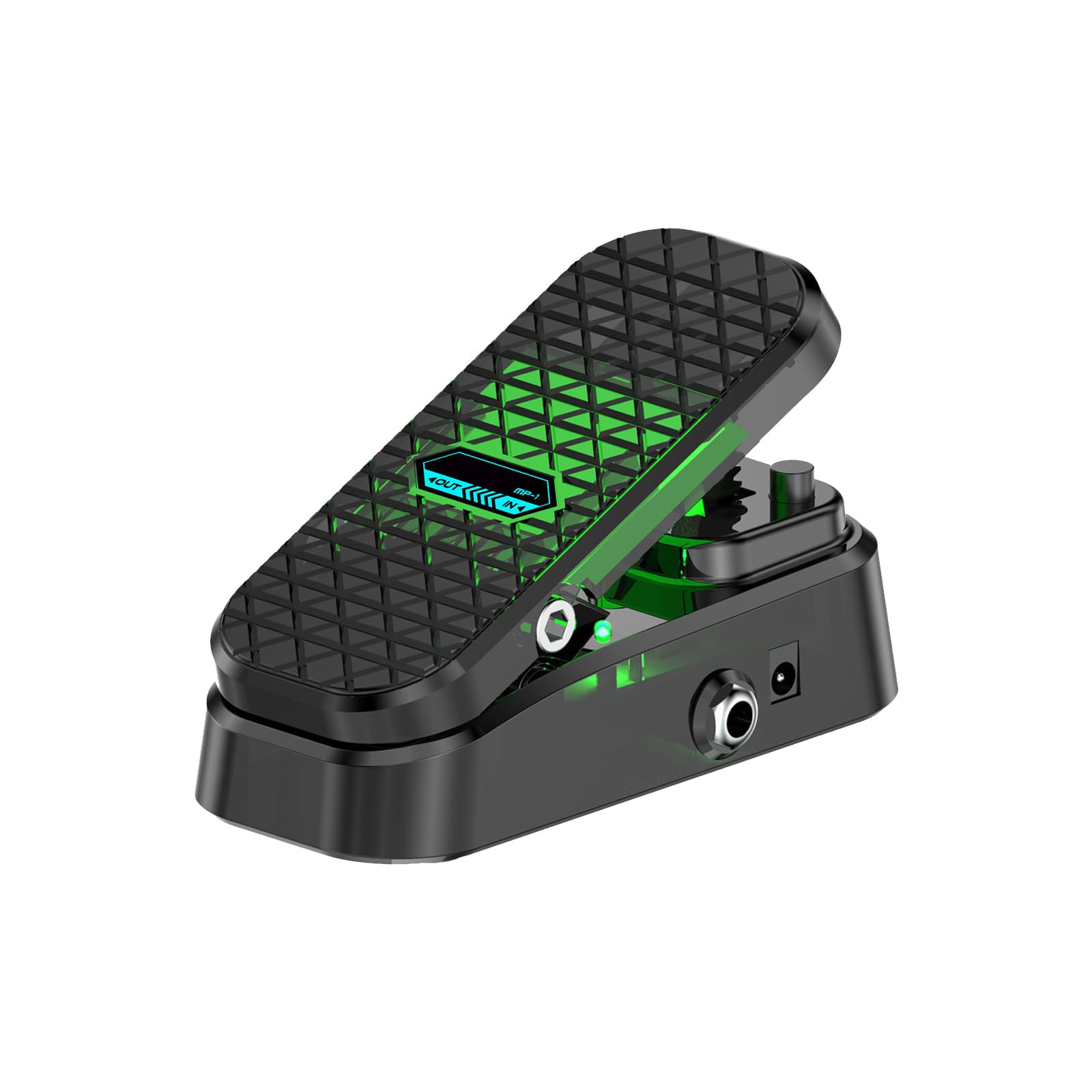 Procesador De Efectos Guitarra Múltiples Modos Voz Distorsión Reverberaciones Retardo Textura ABS Controlador Pie Para Música En Pedal Efectos Guitarra
