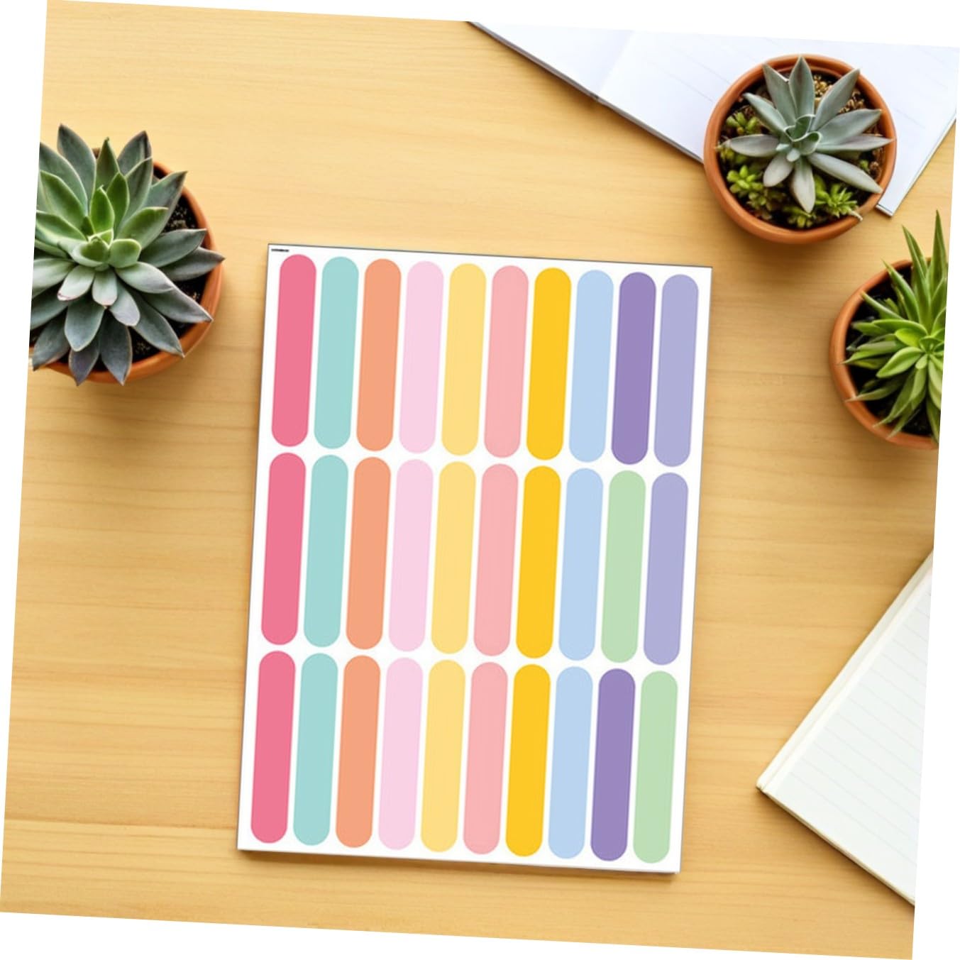 TOYANDONA 32fogli Adesivi Murali Colorati Per Decorare La Stanza Dei Ragazzo Ragazza Facili Da Applicare Realizzati Resistente Design Creativo e Delicato Perfetti Per Camerette e Nidi
