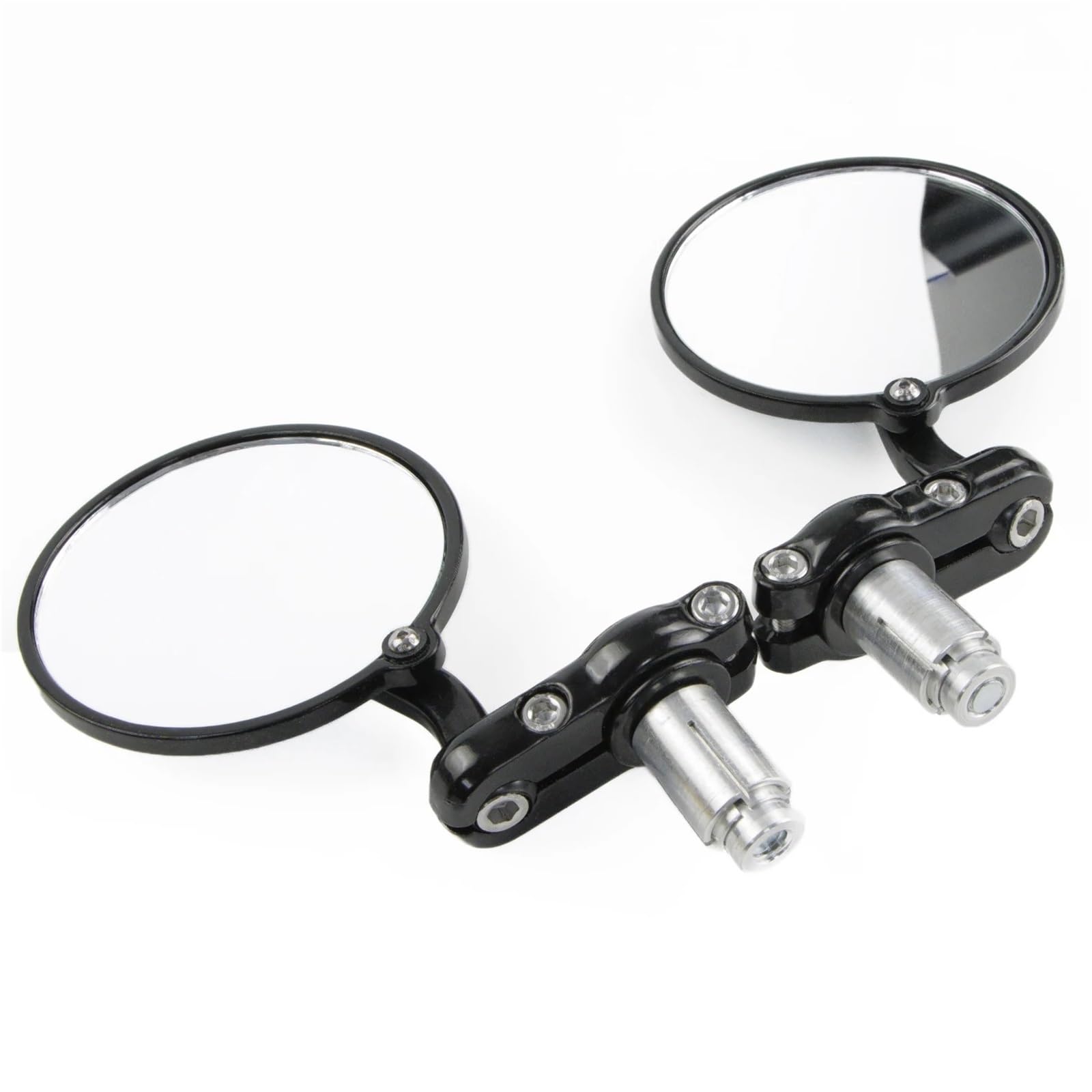 1 paio Per YZF R1 R3 R6 R7 R15 R25 MT07 MT09 FZ6 Moto 22mm Manubrio End Side Specchietto Retrovisore Specchietti Retrovisori