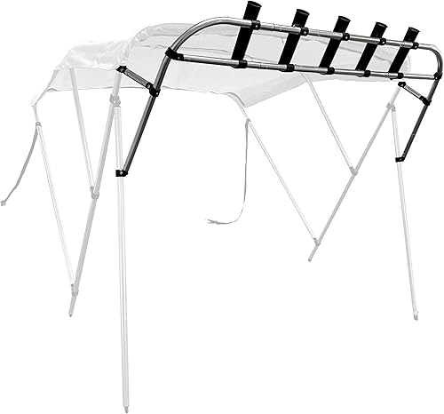 Miniatura 2 de Savvycraft Bimini - Soporte para caña de pescar, soporte para caña de pescar, lanzacohetes se adapta a marco superior Bimini de 1 pulgada