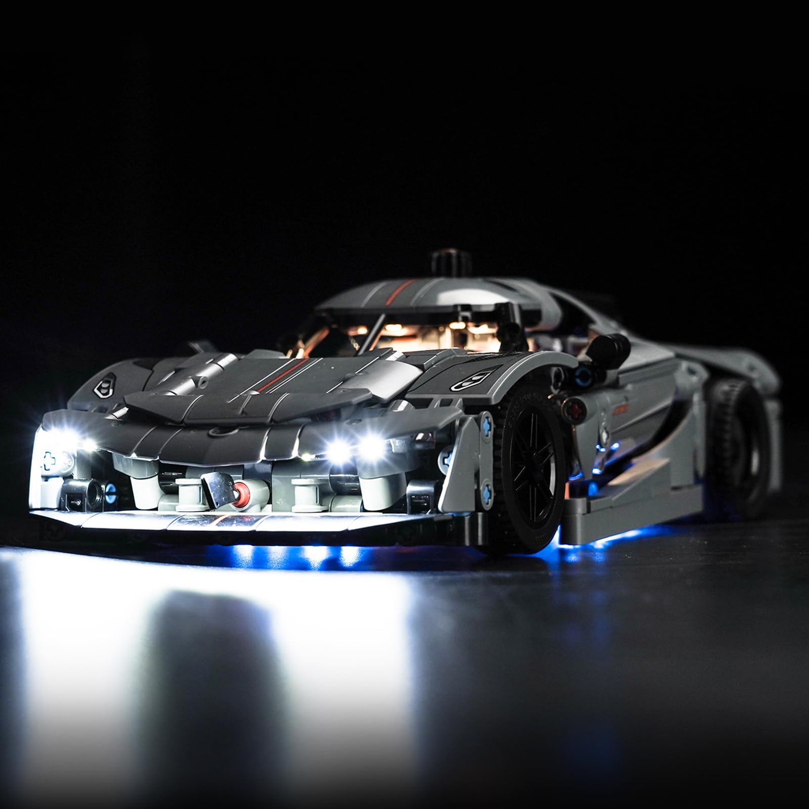 Juego de luces LED compatible con Lego 42212 Ferrari FXX K (sin modelo), juego de iluminación decorativa compatible con Lego Ferrari FXX K juguete creativo — view 17