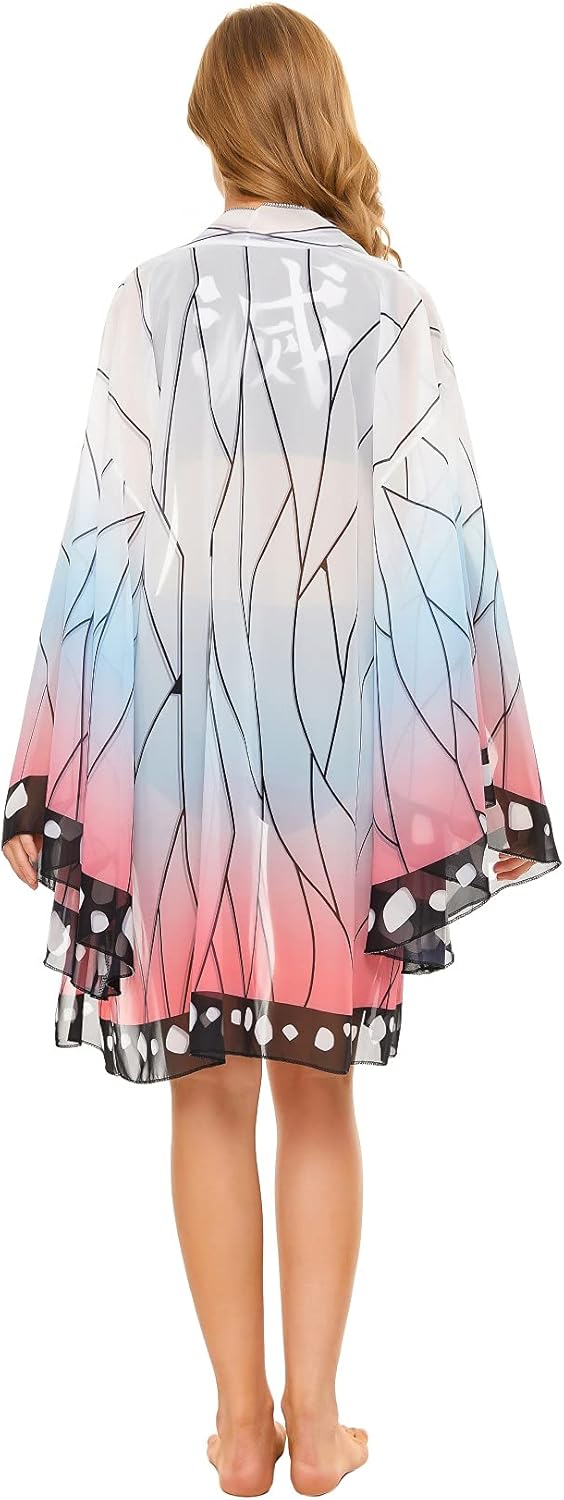 Demon Slayer Kimetsu no Yaiba Swimsuit,Kochou Shinobu Cosplay Costume