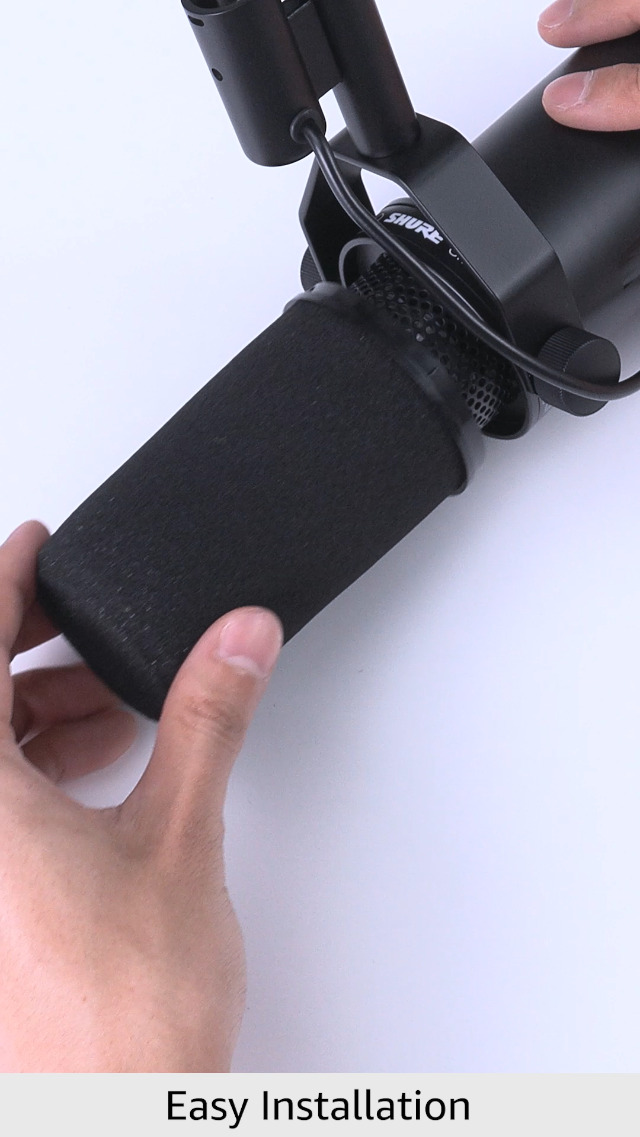 Amazon.com: Shure SM7dB Replacement Windscreen – Foam Pop Filter